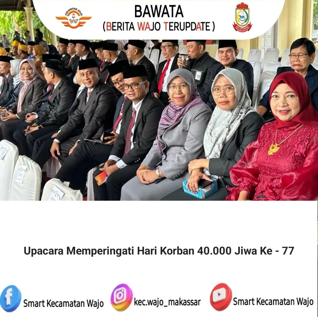 Gambar Upacara Memperingati Hari Korban 40.000 Jiwa Ke - 77